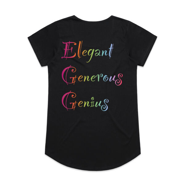 Egg Back Print - AS Colour Womens Mali Tee Thumbnail