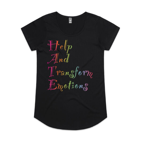 Help Front Print - AS Colour Womens Mali Tee Thumbnail