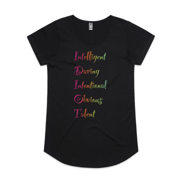 Intelligent Front Print - AS Colour Womens Mali Tee Thumbnail