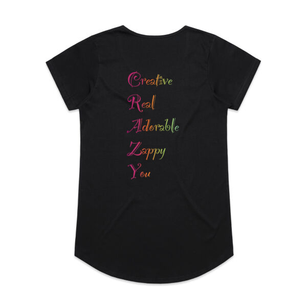 Creative Back Print - AS Colour Womens Mali Tee Thumbnail