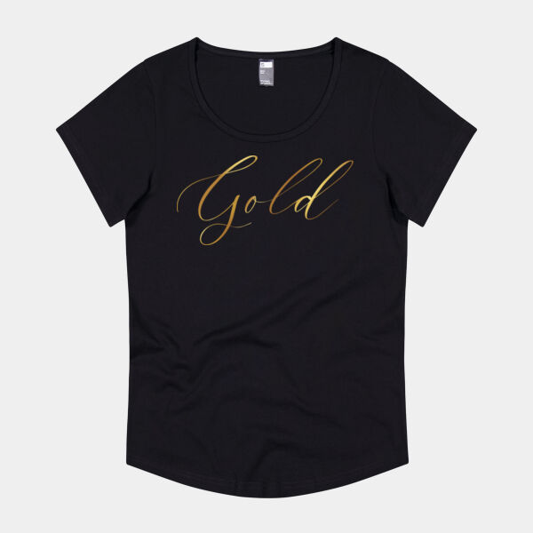 Gold - Thread Project Womens Jazz Tee Thumbnail
