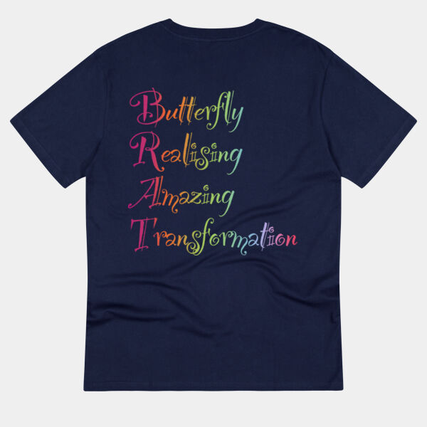 Butterfly Back Print - Thread Project Unisex Summer Tee Thumbnail