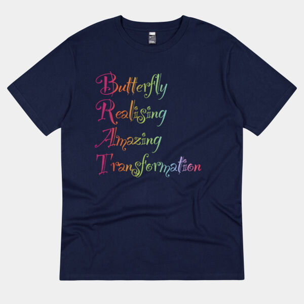 Butterfly Front Print - Thread Project Unisex Summer Tee Thumbnail