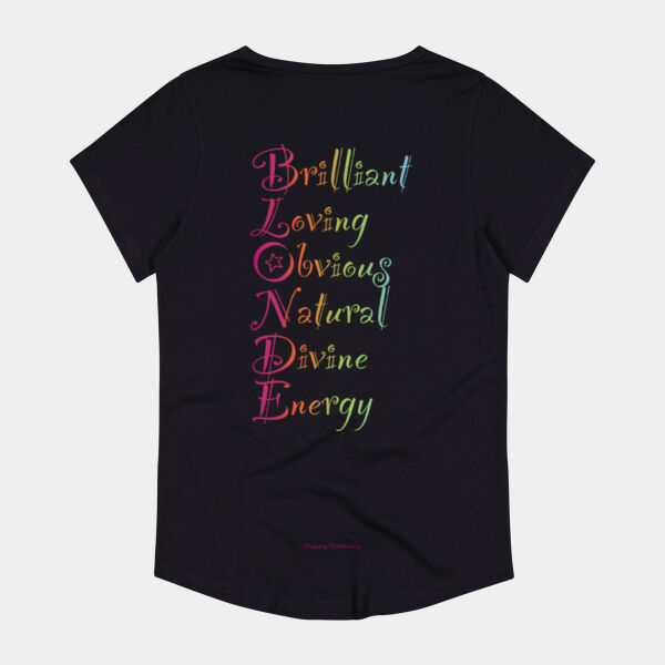 Blonde Back Print - Thread Project Womens Jazz Tee Thumbnail