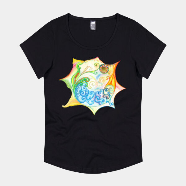 Worldpeace drawing - Thread Project Womens Jazz Tee Thumbnail