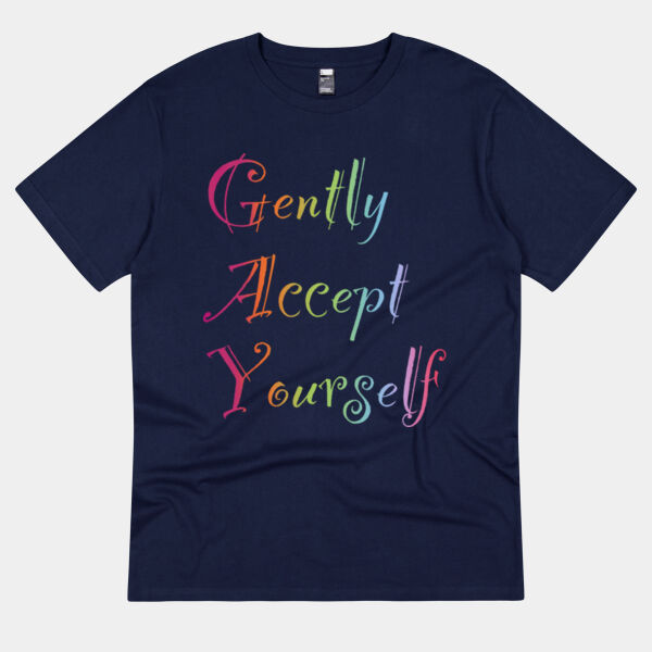 Gently Accept Yourself - Thread Project Unisex Summer Tee Thumbnail