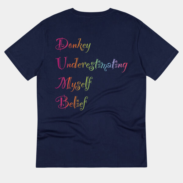 Self-Belief Back print - Thread Project Unisex Summer Tee Thumbnail