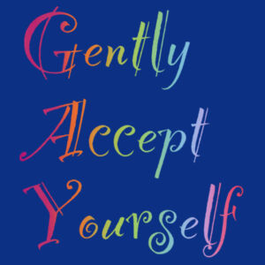 Gently Accept Yourself - Tote Bag Design