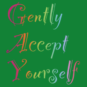 Gently Accept Yourself - Cloke Womens Origin Hoodie Design