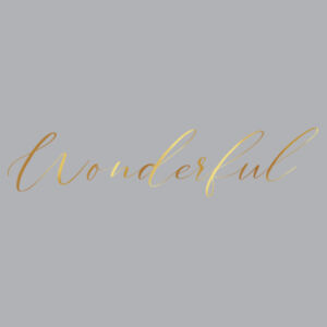 Wonderful - AS Colour Womens Sunday Singlet Design