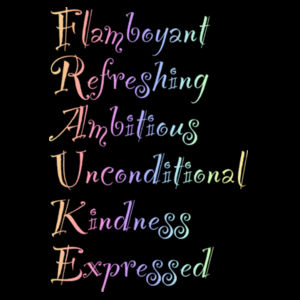 Frauke Colourful - Cloke Kids Edge Pullover Hoodie Design