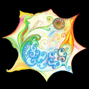 Worldpeace drawing - AS Colour Womens Maple Curve Longsleeve Tee Design