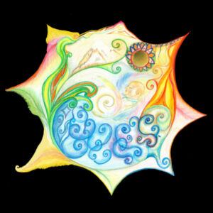 Worldpeace drawing - AS Colour Womens Mali Racerback Singlet Design