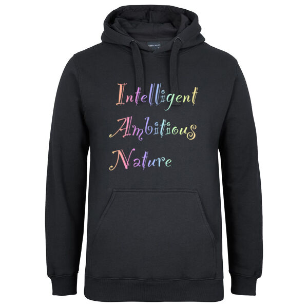 Ian Colourful - JB's Mens Fleecy Hoodie Thumbnail
