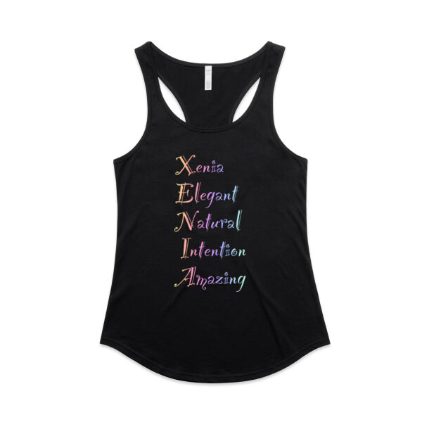Xenia Colourful - AS Colour Womens Mali Racerback Singlet Thumbnail